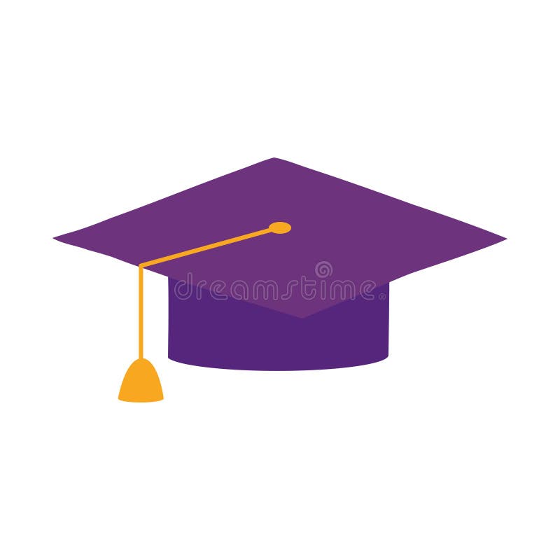 Success Symbolized by Graduation Cap Stock Vector - Illustration of ...