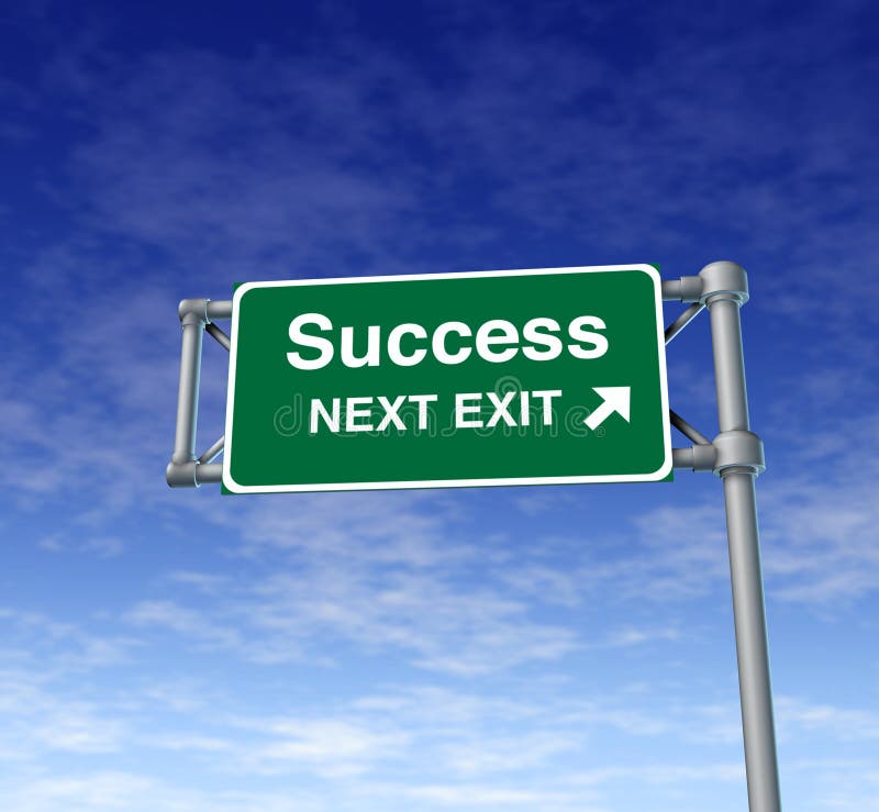Download Success Win Freeway Exit Sign Highway Street Symbo Stock Image - Image of traffic, freeway: 17573611