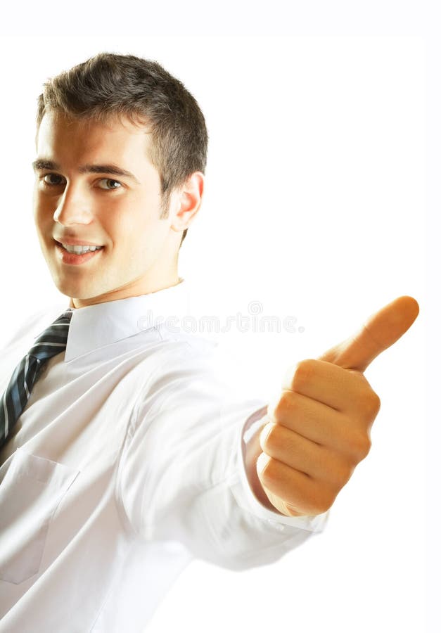 Successful business man royalty free stock photography