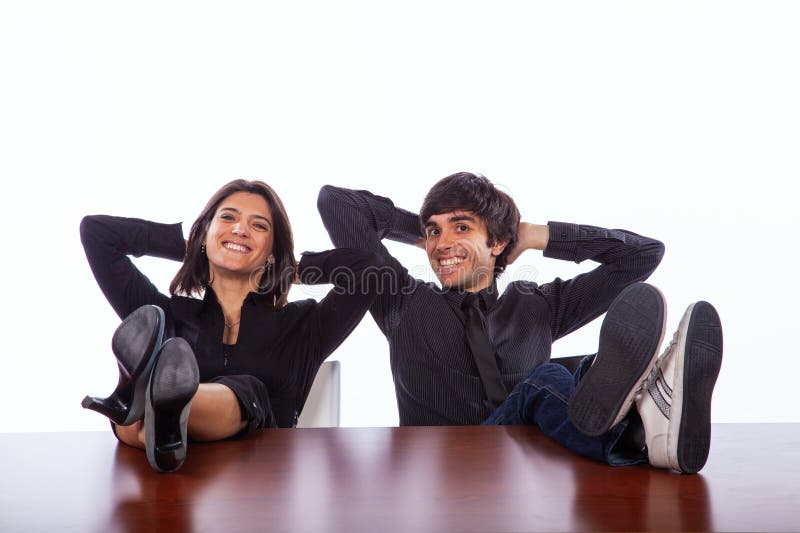 Successful business team stock images