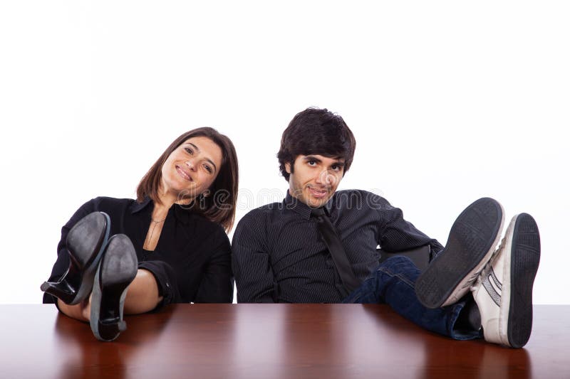 Successful business team royalty free stock photo