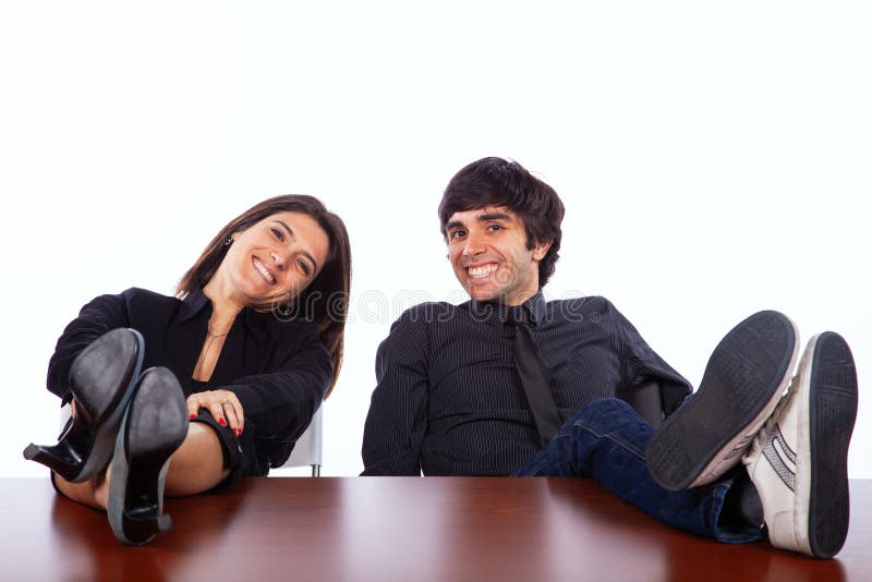 Successful business team stock photo