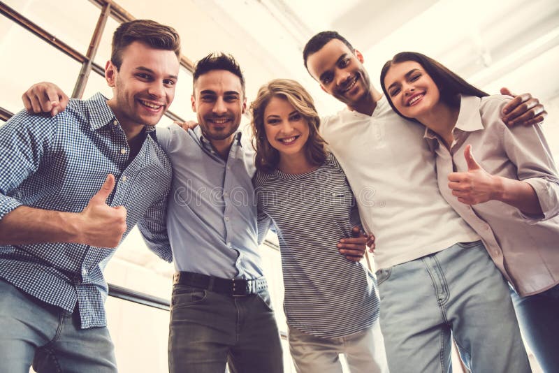 Successful business team stock photos