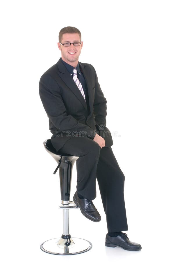 Bar Stool Businessman Sitting Stock Photos Free & RoyaltyFree Stock