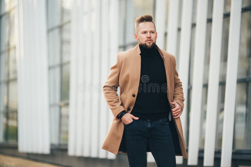 Businessman holding coat stock photo. Image of american - 59101656