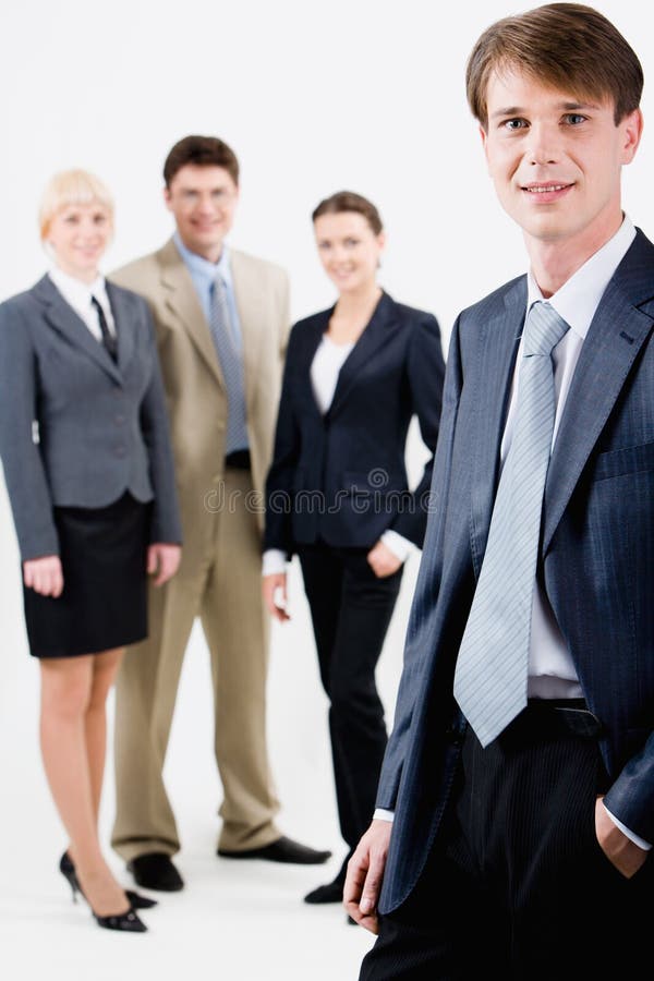Successful manager stock images