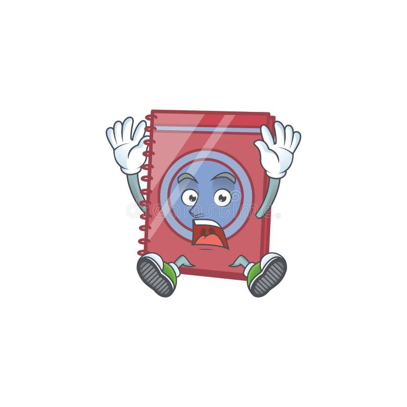 Successful red closed book for education object. stock illustration