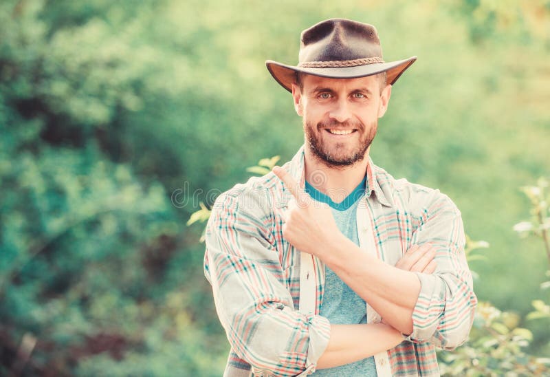 Successful Farmer. Eco Farm Worker. Harvest. Happy Earth Day. Eco ...