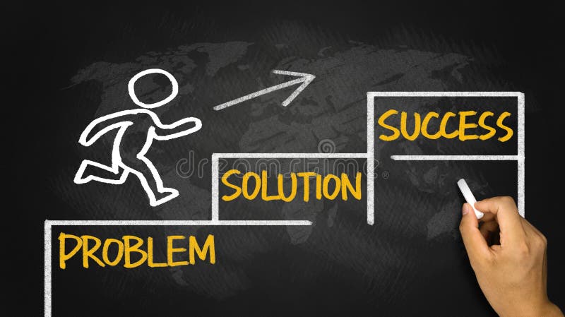 Succesul soluției de concept de business royalty free stock photo