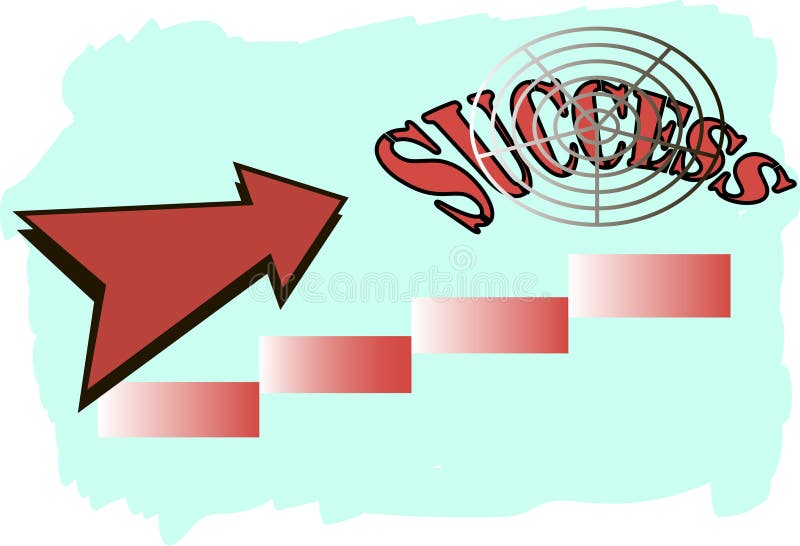 Sucesso ilustração stock Sucesso ilustração stock