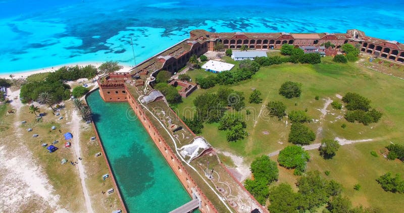 Suchy Tortugas park narodowy, fort Jefferson Floryda USA zdjęcia stock Suchy Tortugas park narodowy, fort Jefferson Floryda USA zdjęcia stock