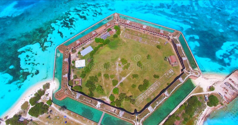 Suchy Tortugas park narodowy, fort Jefferson Floryda USA zdjęcie stock Suchy Tortugas park narodowy, fort Jefferson Floryda USA zdjęcie stock