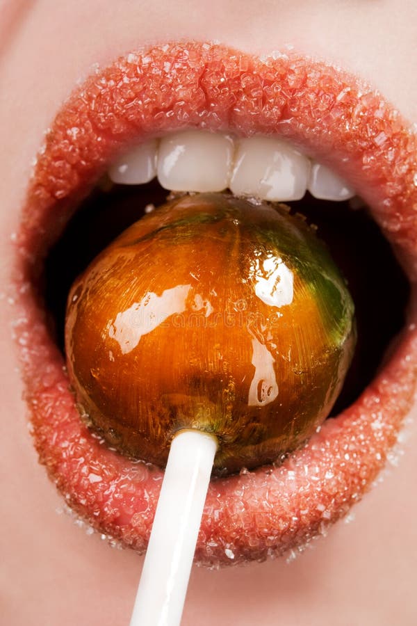 Sucking lollipop stock photo. Image of people, pink, cute - 9505208