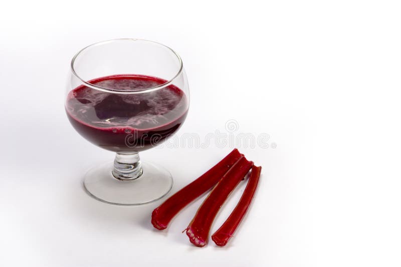 Sumo de beterraba fotografia de stock