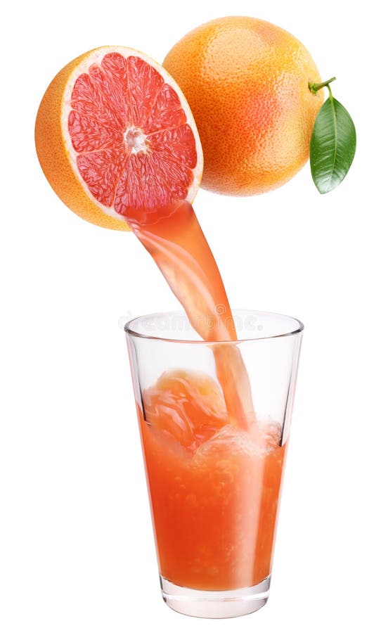 Suco de pamplumossa fresco. fotografia de stock royalty free Suco de pamplumossa fresco. fotografia de stock royalty free
