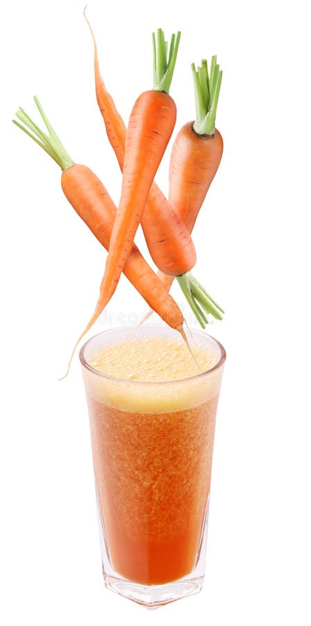Suco fresco da cenoura fotografia de stock Suco fresco da cenoura fotografia de stock