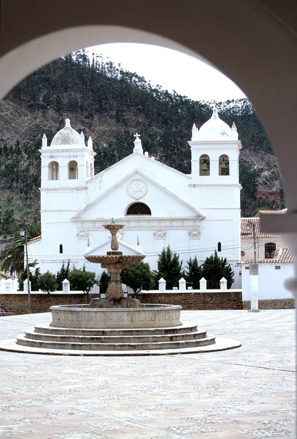 Kerk - Sucre, Bolivia royalty-vrije stock foto