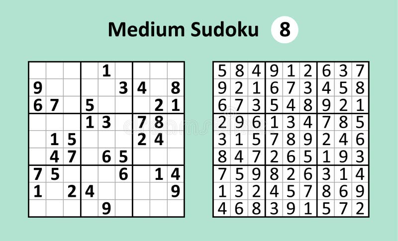 Medium Sudoku Stock Illustrations – 138 Medium Sudoku Stock Illustrations,  Vectors & Clipart - Dreamstime