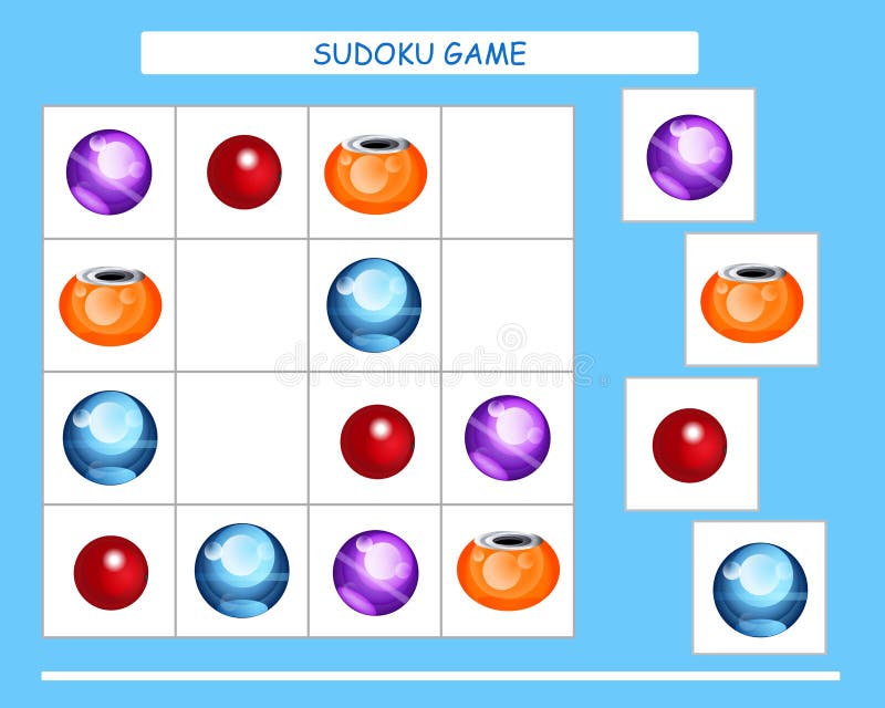 Sudoku para crianças jogo de lógica simples