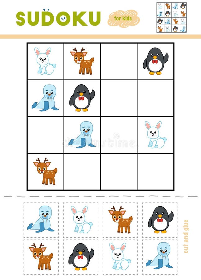 Estrela Do Jogo Sudoku Para Ilustração Vetorial Infantil Ilustração do  Vetor - Ilustração de educacional, japonês: 225539592