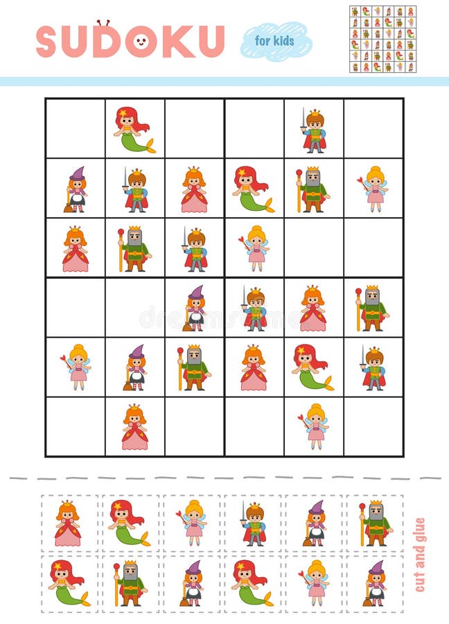 Estrela Do Jogo Sudoku Para Ilustração Vetorial Infantil Ilustração do  Vetor - Ilustração de educacional, japonês: 225539592