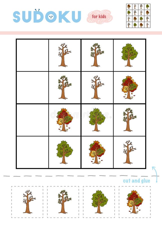 Quatro Jogos Sudoku Com Respostas De Nível Médio. Conjunto 27. Ilustração  do Vetor - Ilustração de adultos, lazer: 195863115