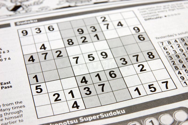 498 Sudoku Puzzle Photos Free Royalty Free Stock Photos From Dreamstime