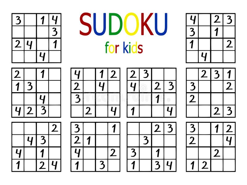 Sudoku seis por seis com ilustração vetorial de resposta imagem vetorial de  Funfish.yandex.ru© 504744608