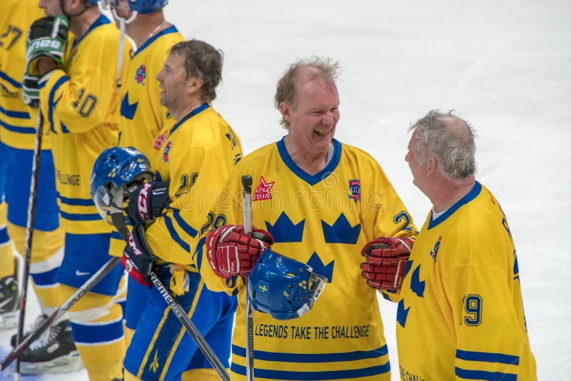 Sueco para a frente de Jorgen Pettersson (29) imagem de stock