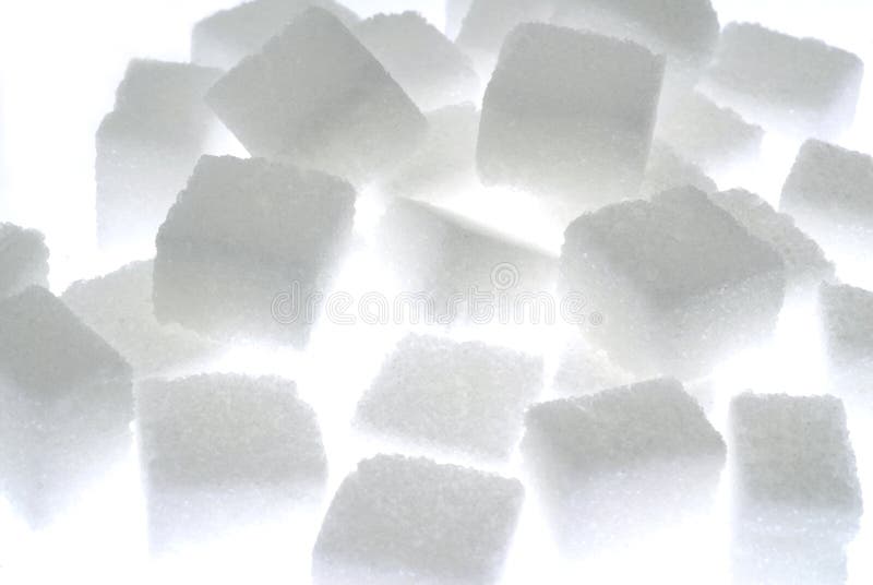 Sugar and Salt on White Background Stock Photo - Image of unhealthy ...