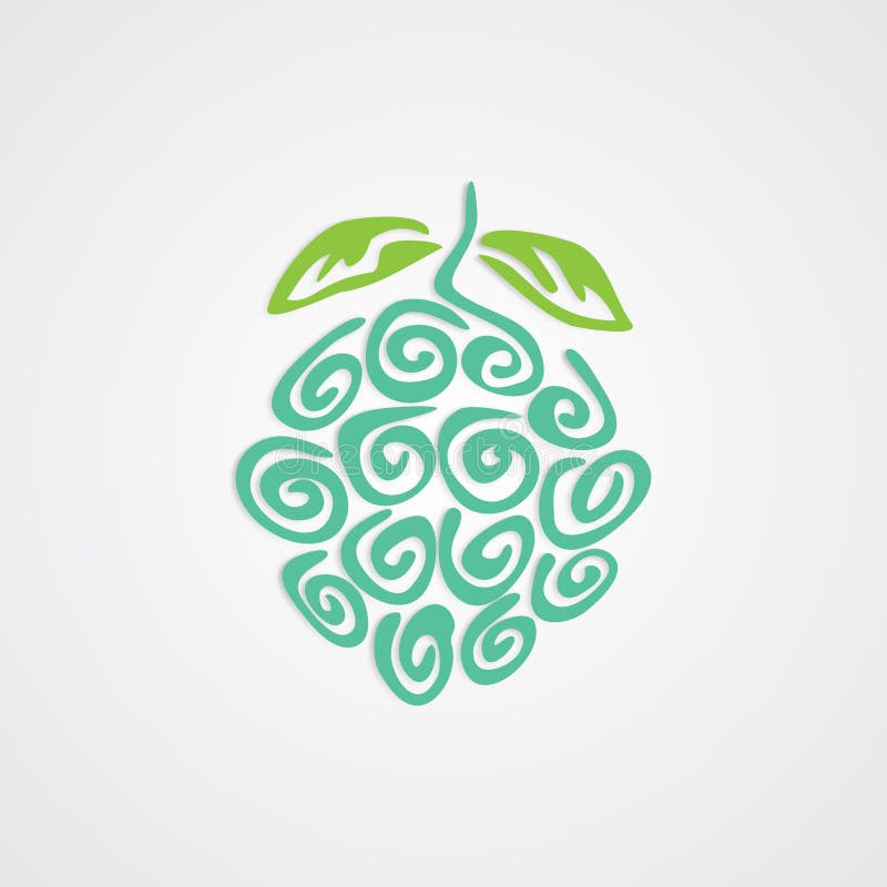 Sugar-Apple Graphic stock illustration