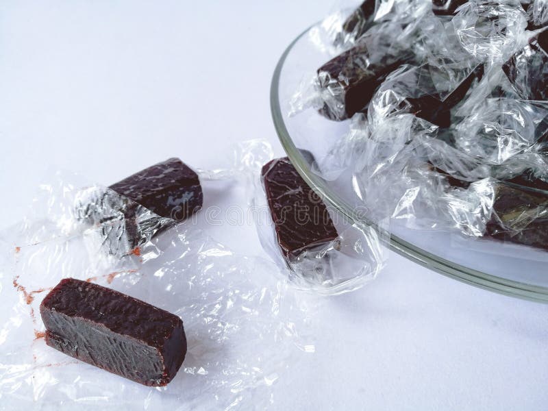 Sugarboiled Banana Puree. Banana Stir with Sugar. Thai Candy. Stock