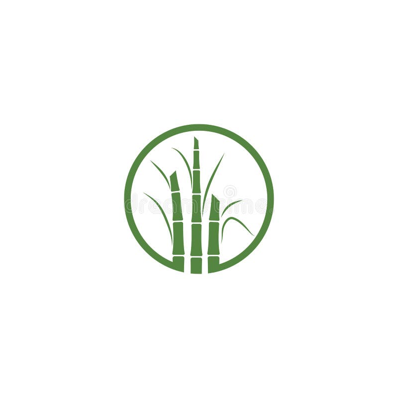 Sugar cane plant logo stock vector. Illustration of cassava 173655981