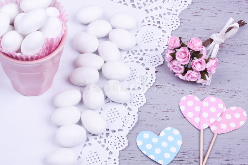 Sugar coated almond candy stock image. Image of bridal 61388613