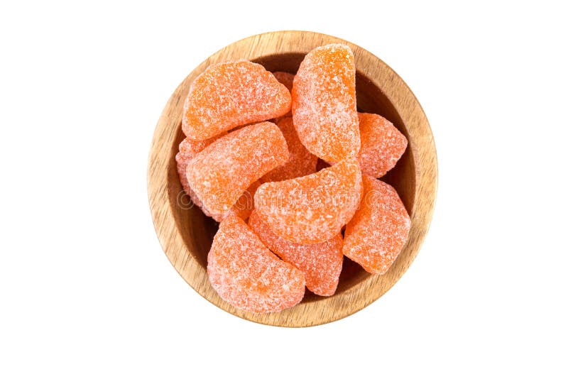 Sugar Coated Candy Orange Slices Stock Image Image of coated, handful