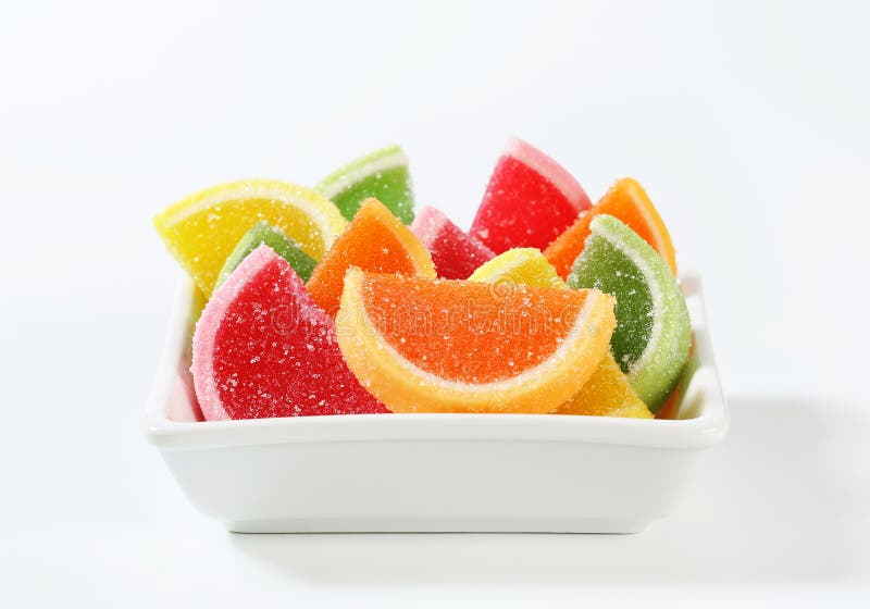 Sugar coated jelly candy stock image. Image of slices 36164871