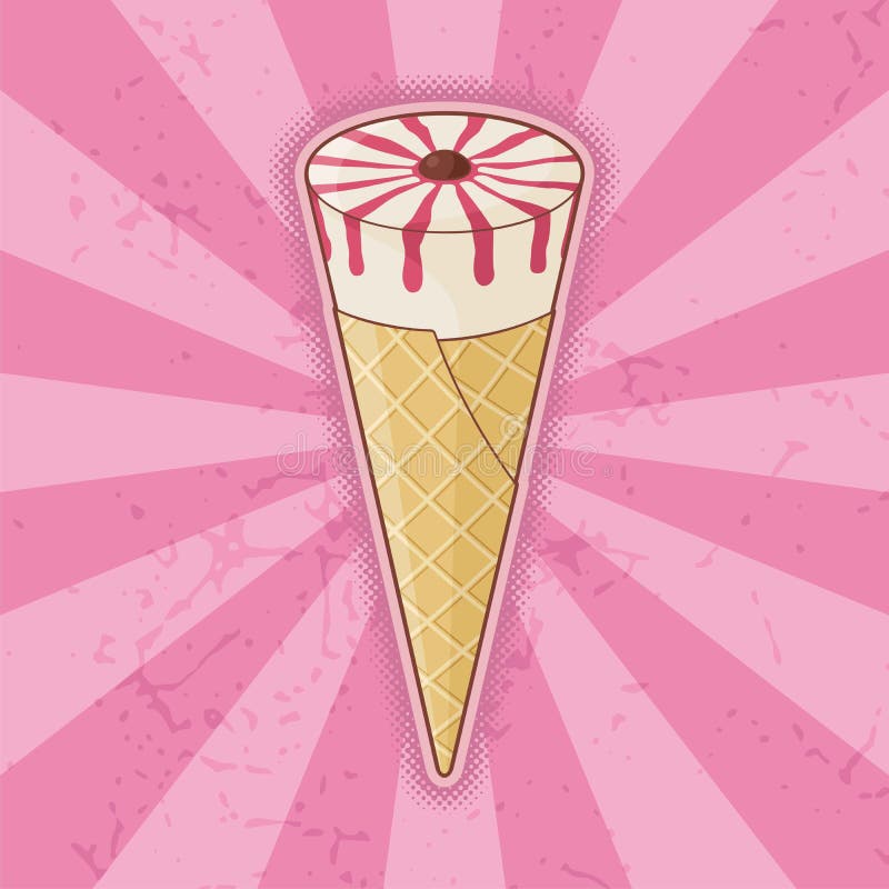 Sugar Cone Ice Cream lizenzfreie abbildung Sugar Cone Ice Cream lizenzfreie abbildung