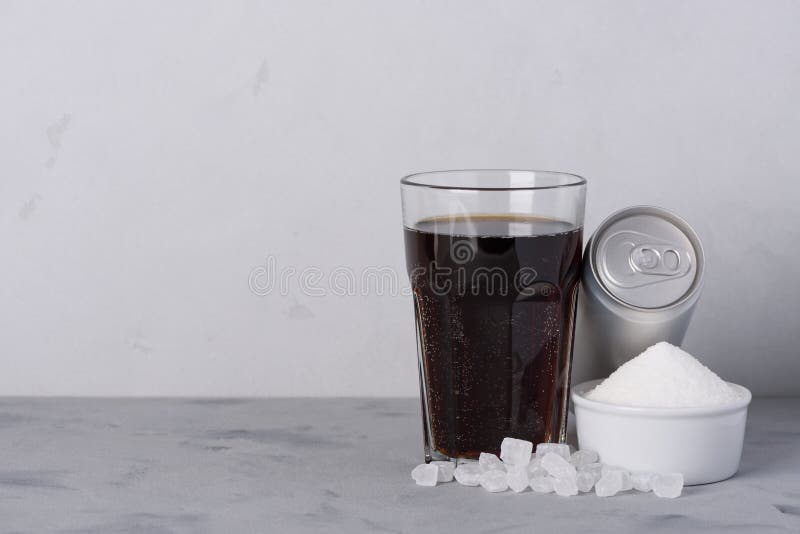 Sugar Content in Sweet Drinks Concept Stock Photo Image of granulated, drink 241716742