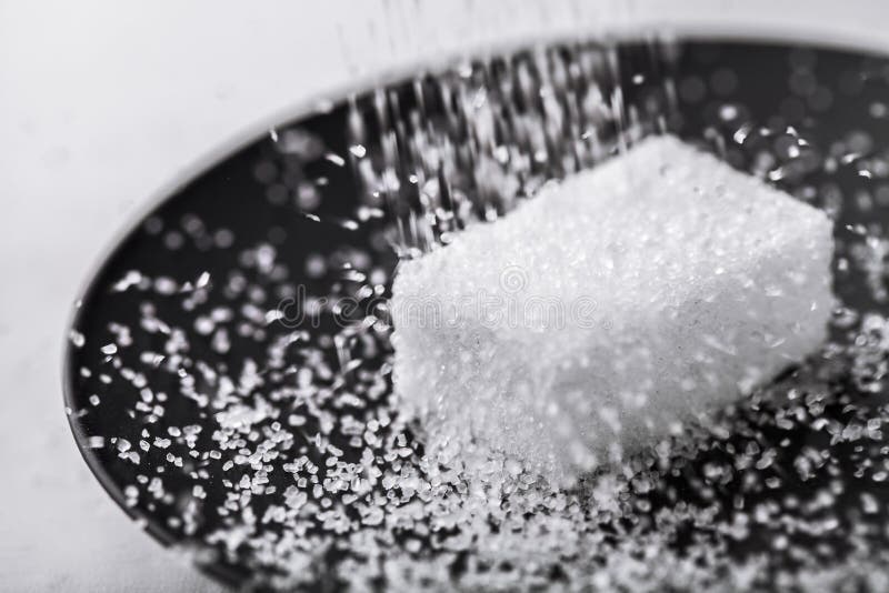 Sugar grains and cube stock image. Image of organic, eating 32162323