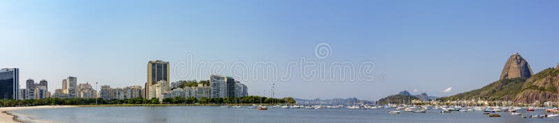 Sugar Loaf, angra de Botafogo e baía de Guanabara imagem de stock Sugar Loaf, angra de Botafogo e baía de Guanabara imagem de stock
