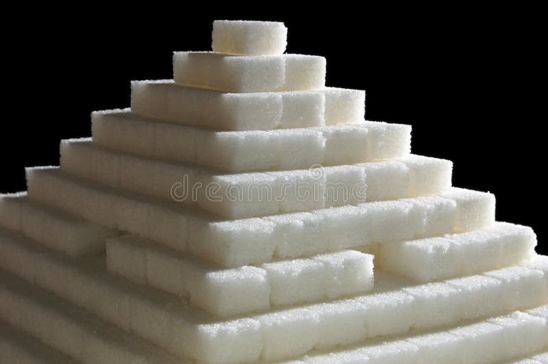 Sugar pyramid stock image. Image of cube, figure, sweet 2327983