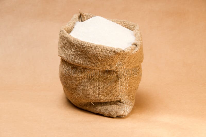 Sugar Sack on Extrastrong Paper Stock Image Image of heap, foods