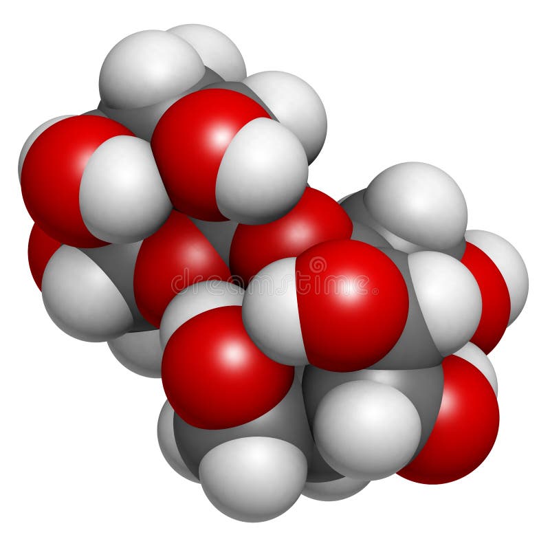 Sugar (sucrose, Saccharose) Molecule, Chemical Structure ...