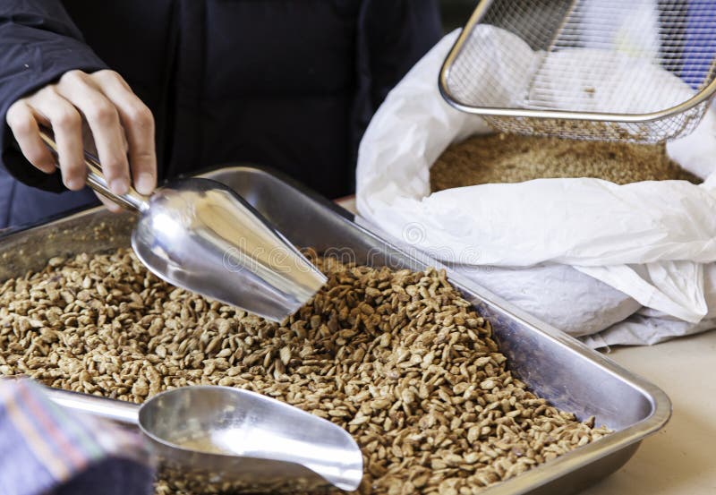 Sugared almonds bulk stock image. Image of ingredient 80615759