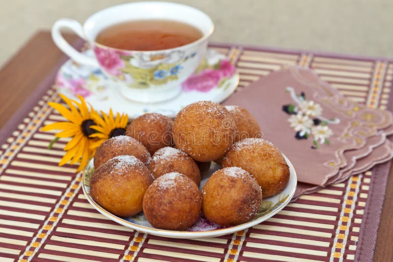 Sugary munkhål arkivfoto Sugary munkhål arkivfoto