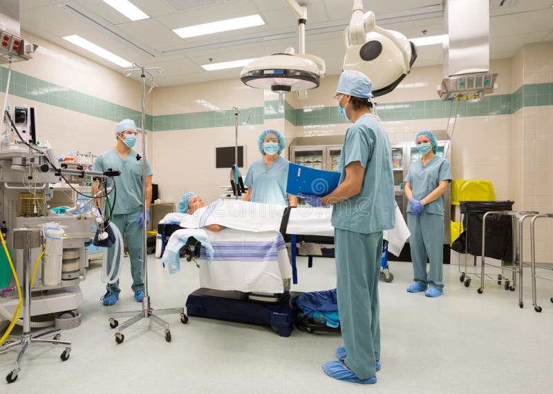 Sugery Preparation in Operating Theater