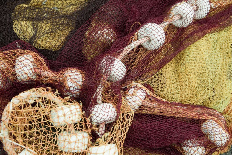 Sugheri e reti da pesca fotografia stock libera da diritti Sugheri e reti da pesca fotografia stock libera da diritti