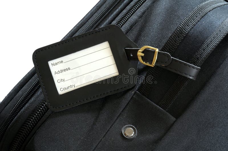 Suitcase label