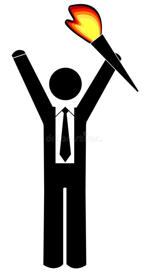 sukces biznesmen royalty ilustracja sukces biznesmen royalty ilustracja