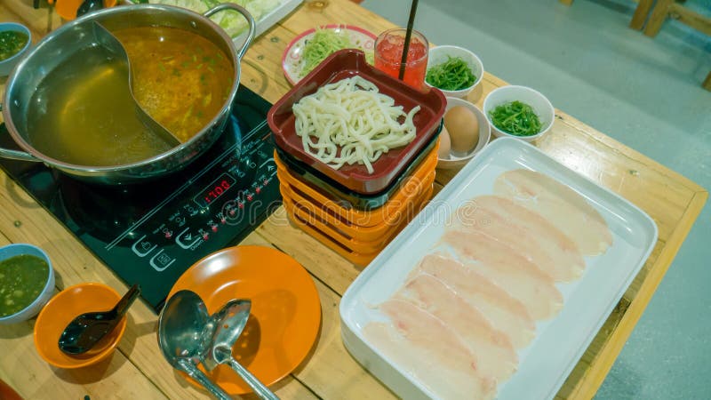 Sukiyaki или shabu стоковое фото rf Sukiyaki или shabu стоковое фото rf